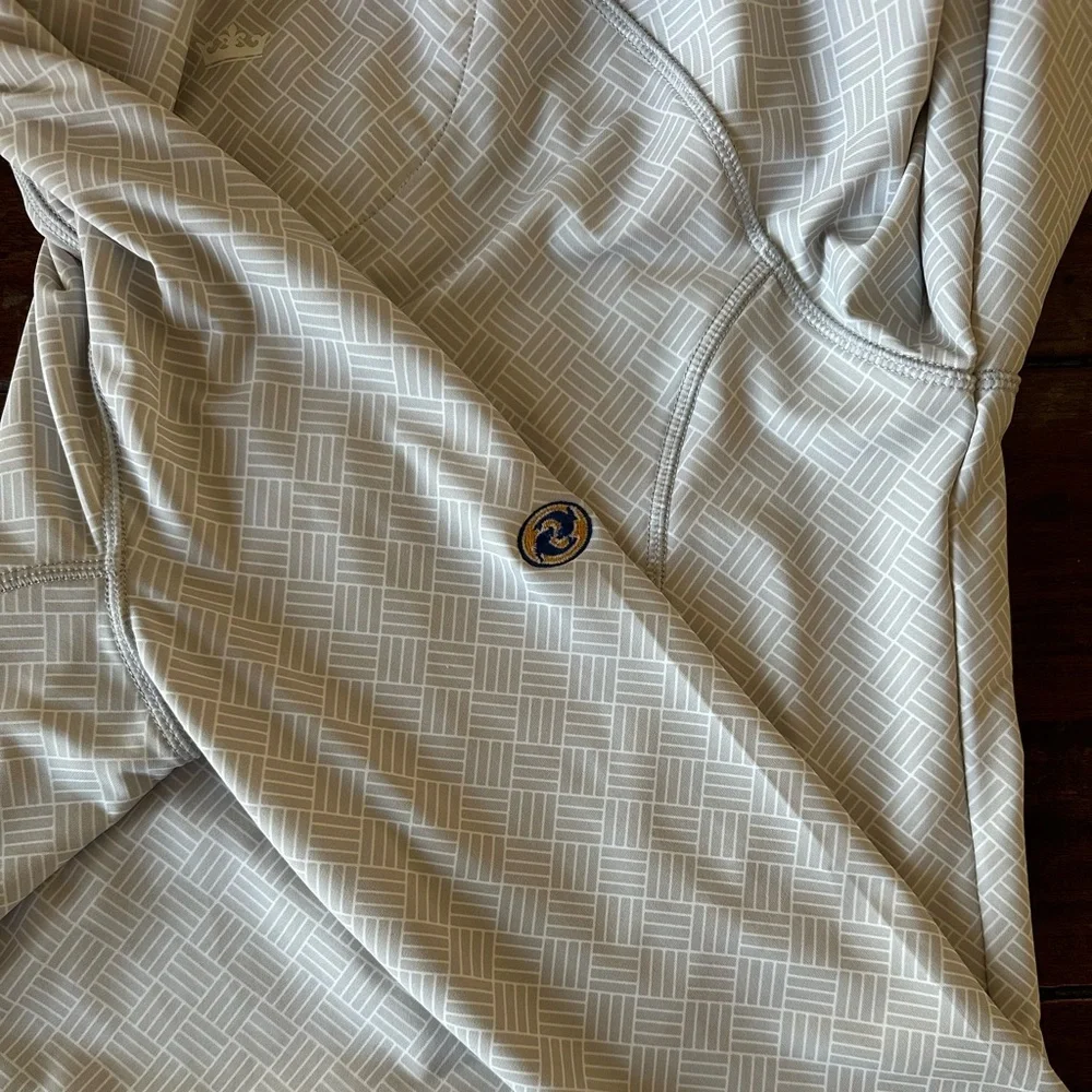 Peter Millar Wicking Full Zip Performance Jacket UPF 50+ Gray Size Small - Picture 7 of 9